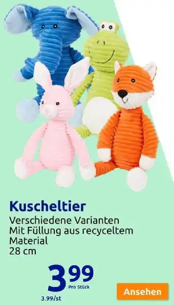 Action Kuscheltier Angebot