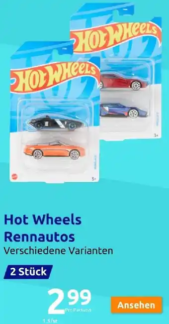 Action Hot Wheels Rennautos Angebot