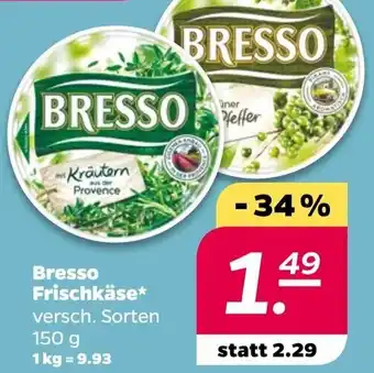 NETTO Bresso Frischkäse 150 g Angebot