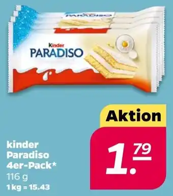 NETTO kinder Paradiso 4er-Pack 116 g Angebot