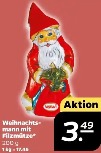 NETTO Weihnachtsmann mit Filzmütze 200 g Angebot