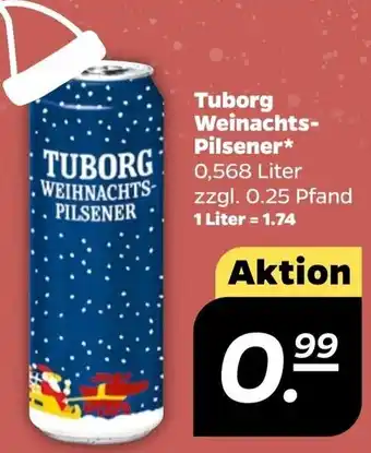 NETTO Tuborg Weinachts-Pilsener 0,568 Liter Angebot