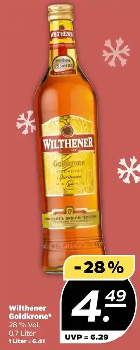 NETTO Wilthener Goldkrone 0,7 Liter Angebot