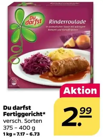 NETTO Du darfst Fertiggericht 375-400 g Angebot