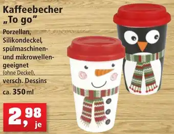 Thomas Philipps Kaffeebecher ,,To go" ca. 350 ml Angebot