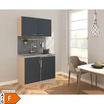 Netto Marken-Discount Respekta miniküche mk100esgosc 100 cm grau - glaskeramikkochfeld Angebot