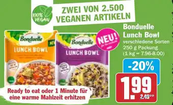 Hit Bonduelle Lunch Bowl 250 g Packung Angebot