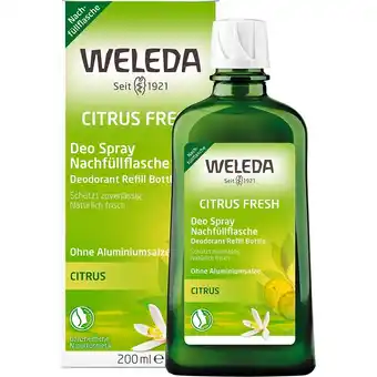 Douglas Weleda citrus fresh deo spray nachfüllflasche Angebot