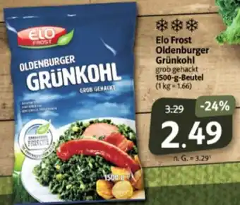 Markant Markt Elo Frost Oldenburger Grünkohl 1500 g Beutel Angebot