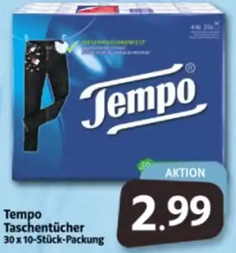 Markant Markt Tempo Taschentücher 30 x 10-Stück Packung Angebot