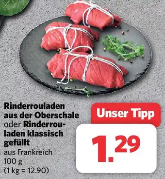 Combi Rinderrouladen aus der Oberschale oder Rinderrou-laden klassisch gefüllt 100 g Angebot