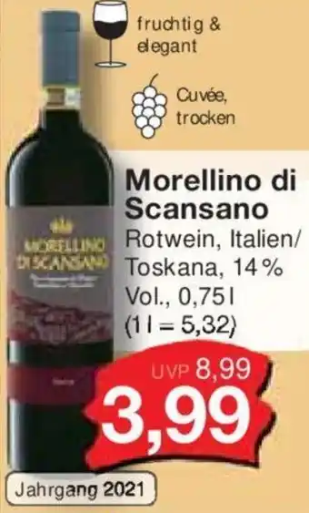 Jawoll Morellino di Scansano 0,75 L Angebot