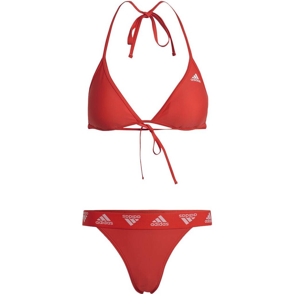 Adidas damen bikini triangle bikini brired/white xl Angebot bei Intersport