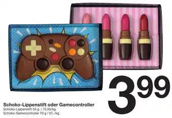 Zeeman Schoko-Lippenstift oder Gamecontroller Angebot