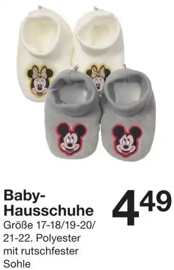 Zeeman Baby-Hausschuhe Angebot