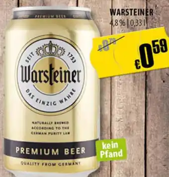 FreeOneShop WARSTEINER 0,33 L Angebot