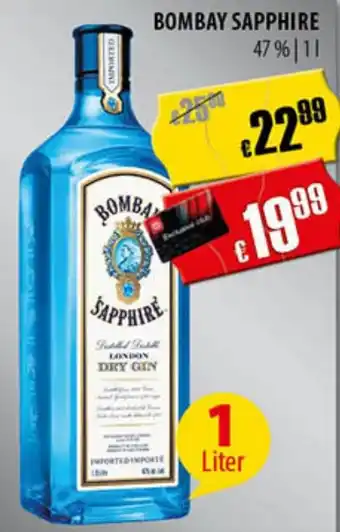 FreeOneShop BOMBAY SAPPHIRE 1 Liter Angebot