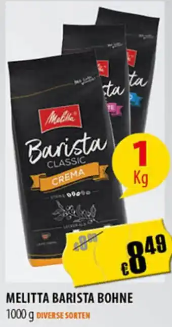 FreeOneShop MELITTA BARISTA BOHNE 1000 g Angebot