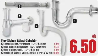 B1 Discount Baumarkt Flex-Siphon Ablauf-Zubehör Angebot