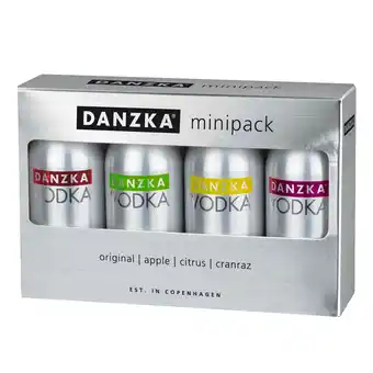 Netto Marken-Discount Danzka vodka minipack 40,0 % vol 4 x 0,05 liter - inhalt: 3 flaschen Angebot