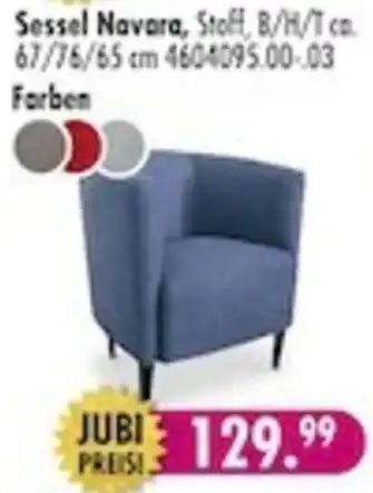 Möbel Boss Sessel Navara Angebot