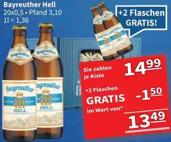 Anderl Getränke Bayreuther Hell 20x0,5 L Angebot