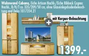 Möbel Boss Wohnwand Cabana Angebot