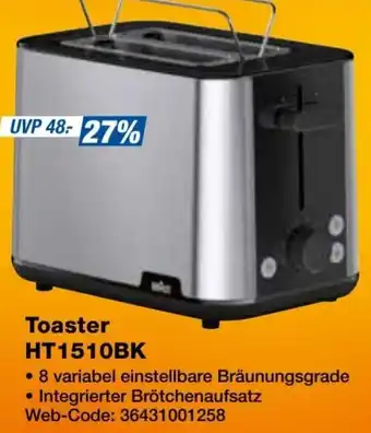 Expert BRAUN Toaster HT1510BK Angebot