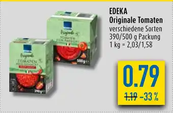 diska EDEKA Originale Tomaten 390/500g Angebot