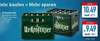 diska Ur-Krostitzer Bier 20*500ml Angebot