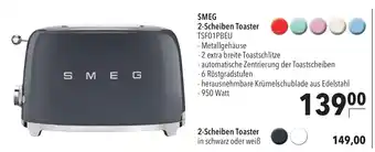 CITTI Markt SMEG 2-Scheiben Toaster TSF01PBEU Angebot