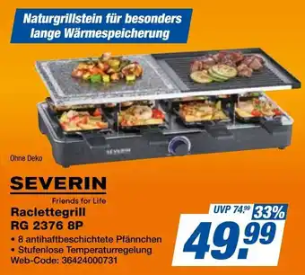 Expert SEVERIN Raclettegrill RG 2376 8P Angebot