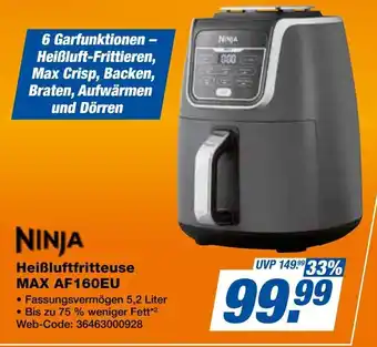 Expert NINJA Heißluftfritteuse MAX AF160EU Angebot