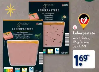 Aldi Nord Gourmet Finest Cuisine Leberpastete 125 g Packung Angebot