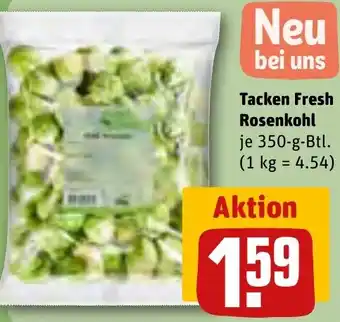 REWE Tacken Fresh Rosenkohl 350-g-Btl. Angebot