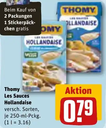 REWE Thomy Les Sauces Hollandaise 250 ml Pckg. Angebot