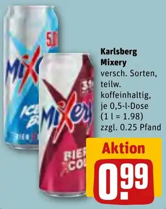 REWE Karlsberg Mixery 0,5 L Dose Angebot