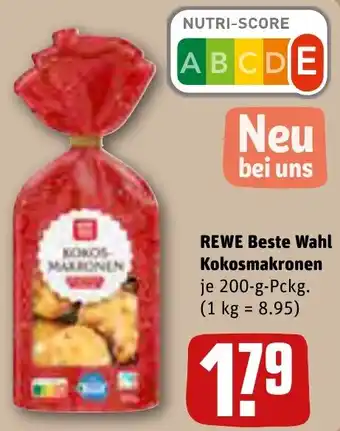 REWE REWE Beste Wahl Kokosmakronen 200 g Pckg. Angebot