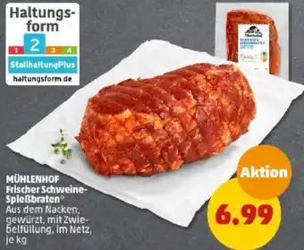 PENNY MÜHLENHOF Frischer Schweine-Spießbraten Angebot