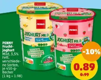 PENNY PENNY Fruchtjoghurt 450 g Becher Angebot