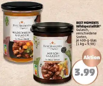 PENNY BEST MOMENTS Wildspezialität 400 g Glas Angebot