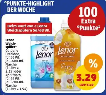 PENNY Lenor Weichspüler 1.400/1.700 ml Flasche Angebot