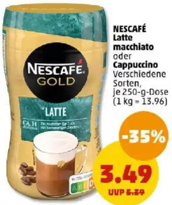 PENNY NESCAFÉ Latte macchiato oder Cappuccino 250 g Dose Angebot