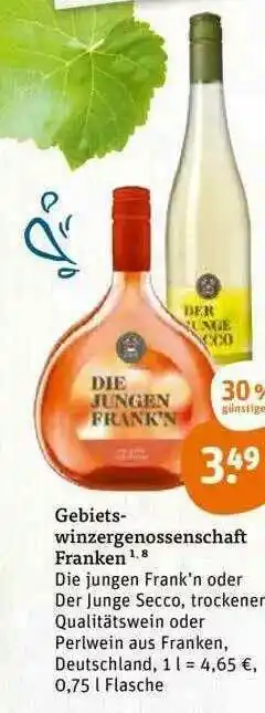 tegut Gebiets Winzergenossenschaft Franken Angebot