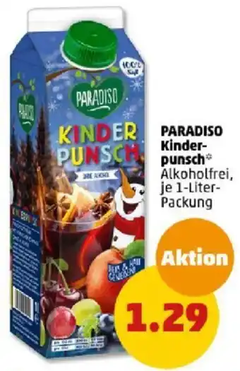 PENNY PARADISO Kinderpunsch 1 Liter Packung Angebot