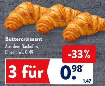 Aldi Süd Buttercroissant Angebot