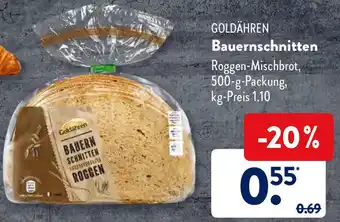 Aldi Süd Goldähren Bauernschnitten 500g Angebot