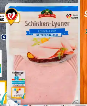 Aldi Süd Gut Drei Eichen Schinken Lyoner 200g Angebot