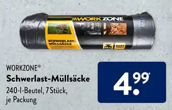 Aldi Süd Workzone Schwerlast Müllsäcke Angebot