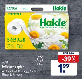 Aldi Süd Hakle Toilettenpapier Angebot